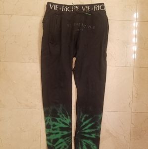 Green tie dye jogger